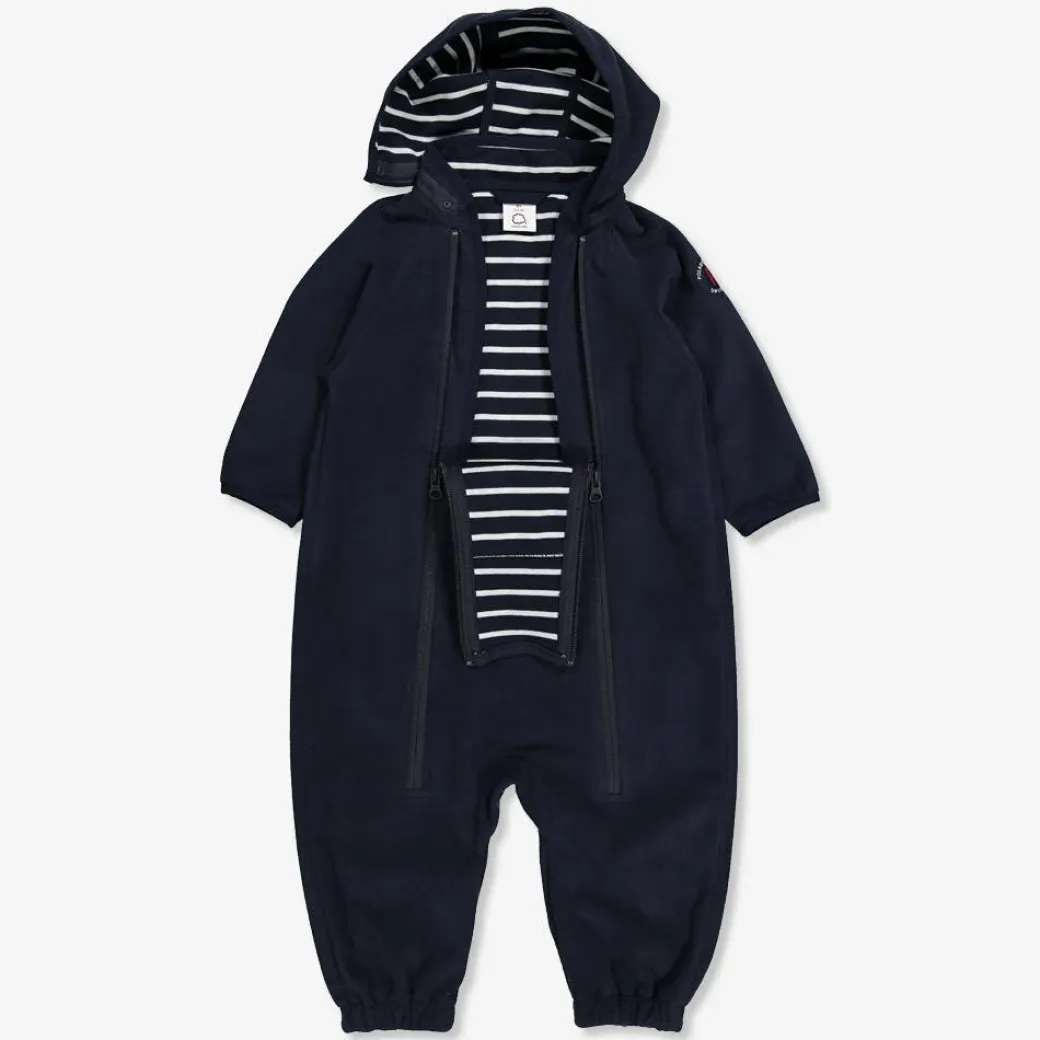 Dress i vindfleece til nyfødt