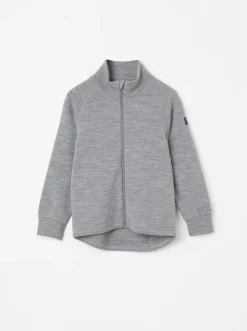 Jakke ullfrotté merino