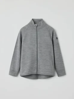 Jakke ullfrotté merino