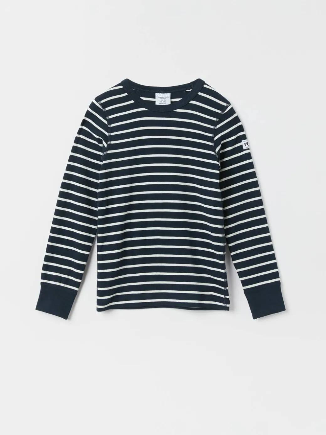 Langermet T-skjorte stripet
