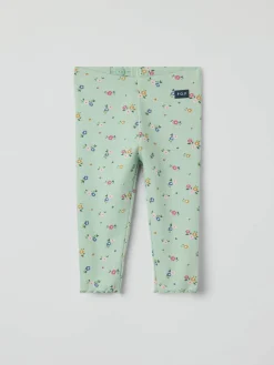 Leggings baby blomstrete