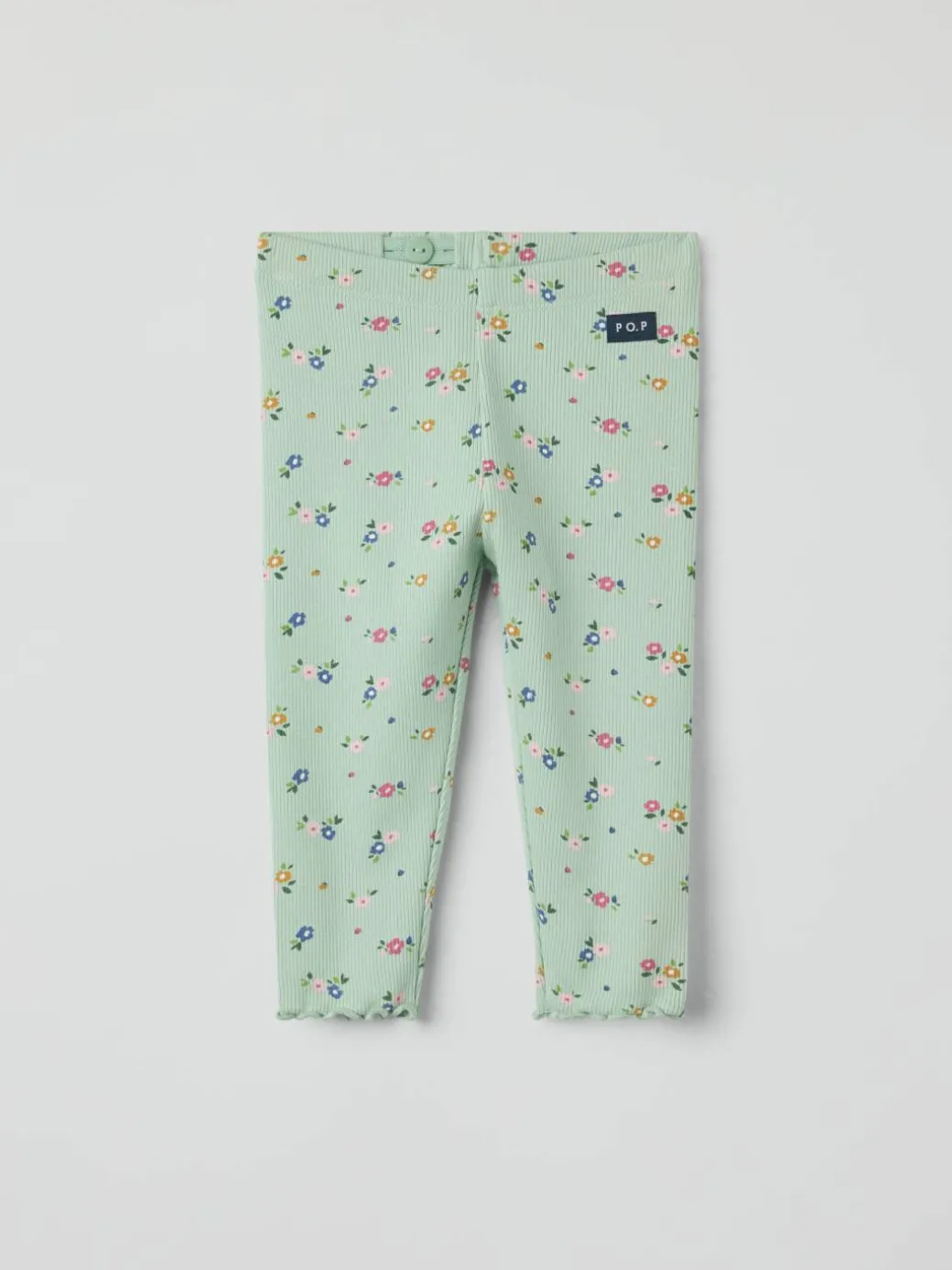 Leggings baby blomstrete