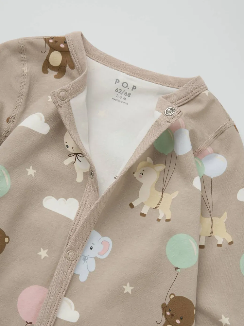 Mønstret pyjamasdress