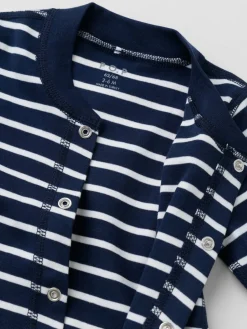 Pyjamasdress stripete