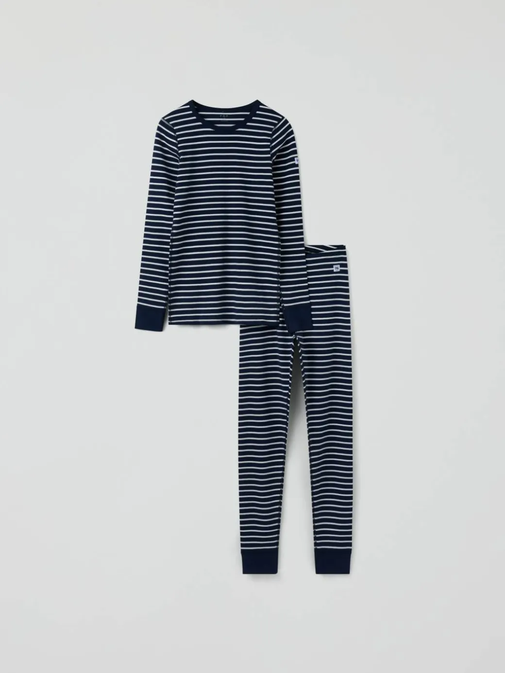 Pyjamas stripe voksen