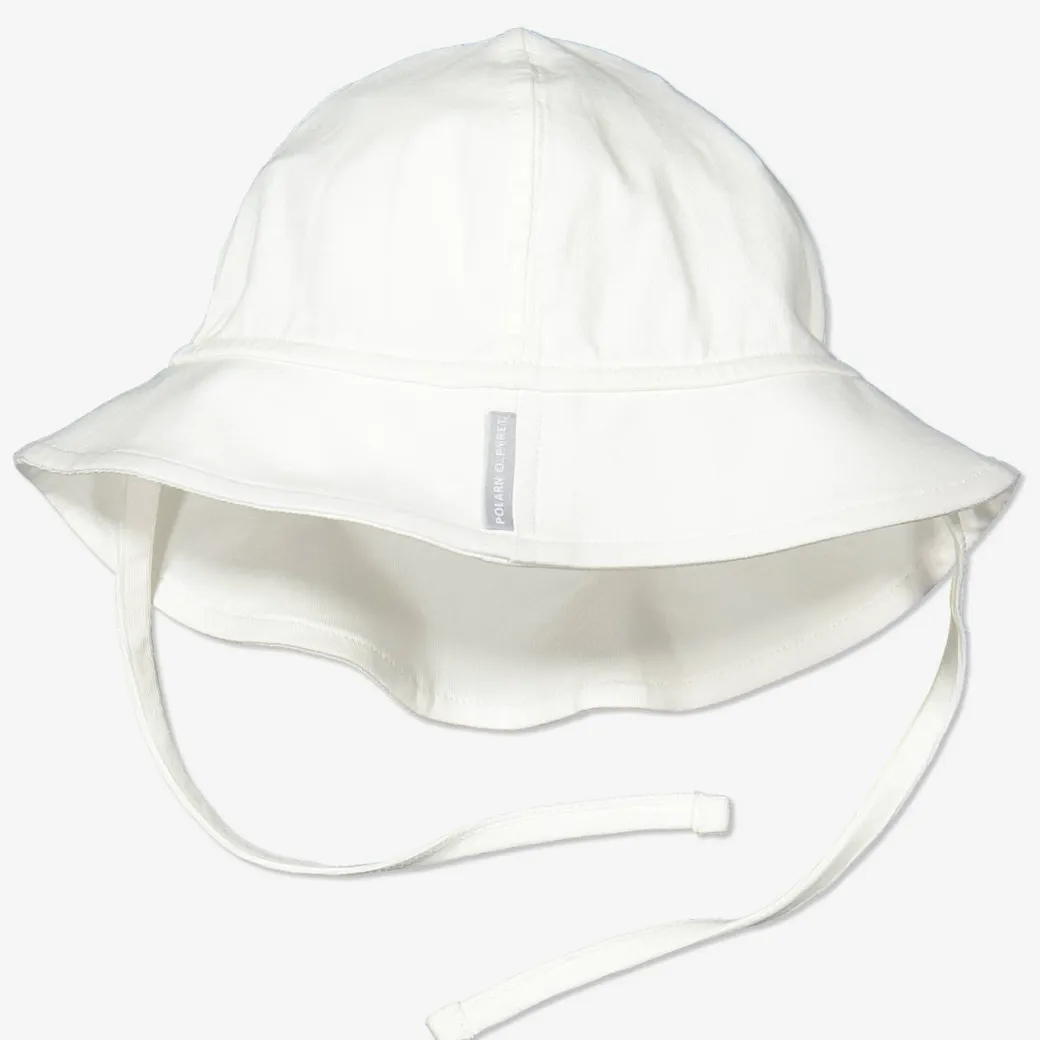 Solhatt med knytebånd baby