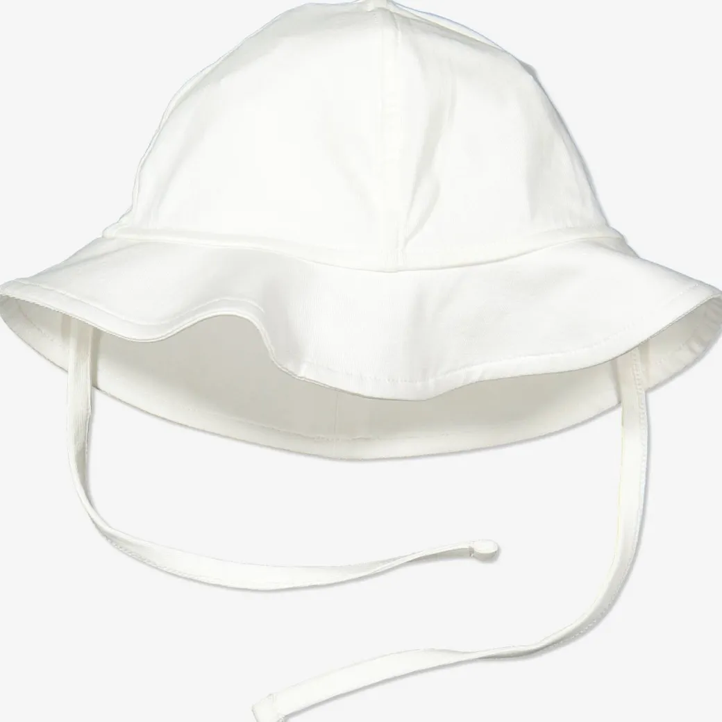 Solhatt med knytebånd baby