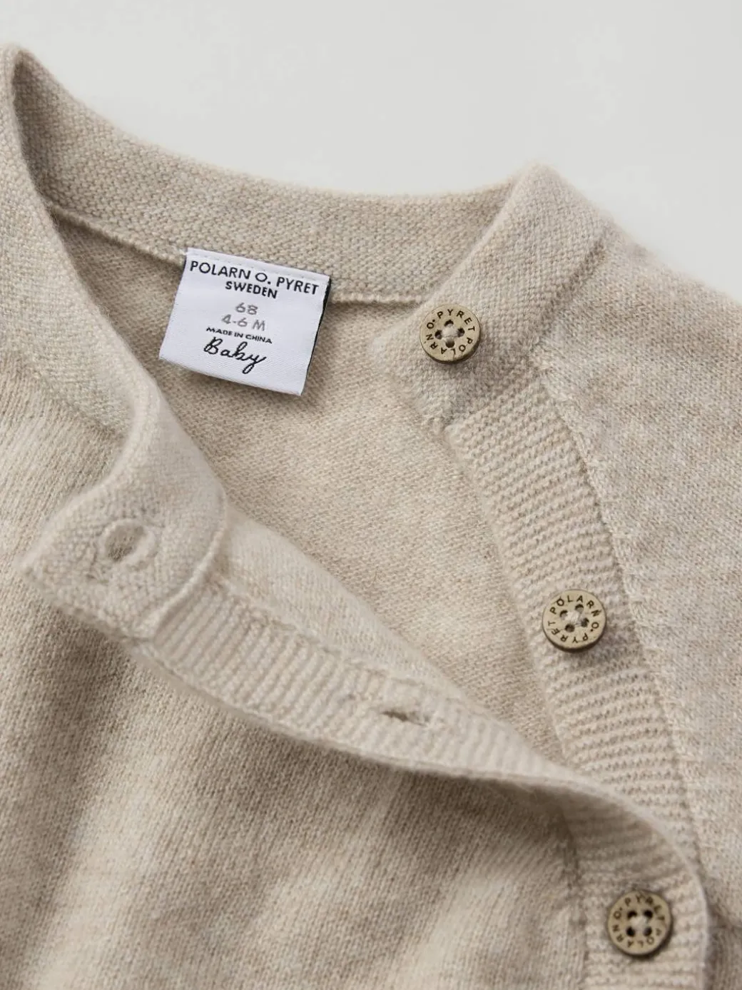 Strikket cardigan kasjmir