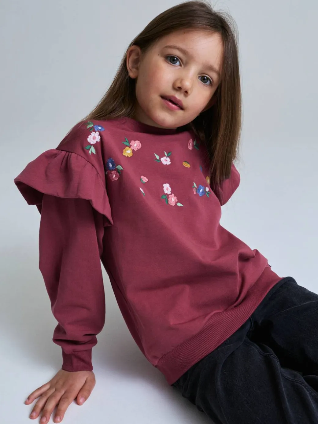 Sweatshirt broderi